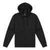 Campfire Zip Hoodie V2 - Womens 2 Black ZIP Hoodie Front 228