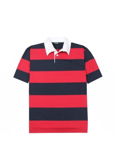 Short-Sleeved Striped Rugby Jersey 12 Short-Sleeved Striped Rugby Jersey - Image 5