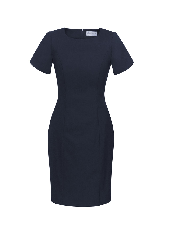 Womens Comfort Wool Stretch Short Sleeve Shift Dress 6 Womens Comfort Wool Stretch Short Sleeve Shift Dress - Image 4