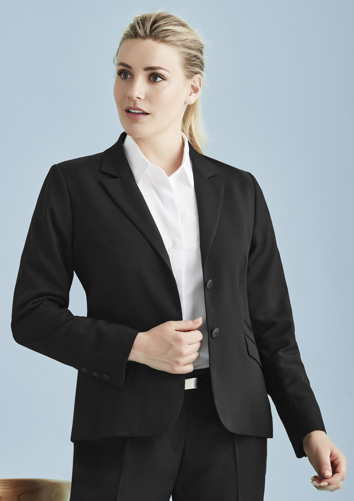 Womens Cool Stretch 2 Button Mid Length Jacket 8 Womens Cool Stretch 2 Button Mid Length Jacket - Image 6