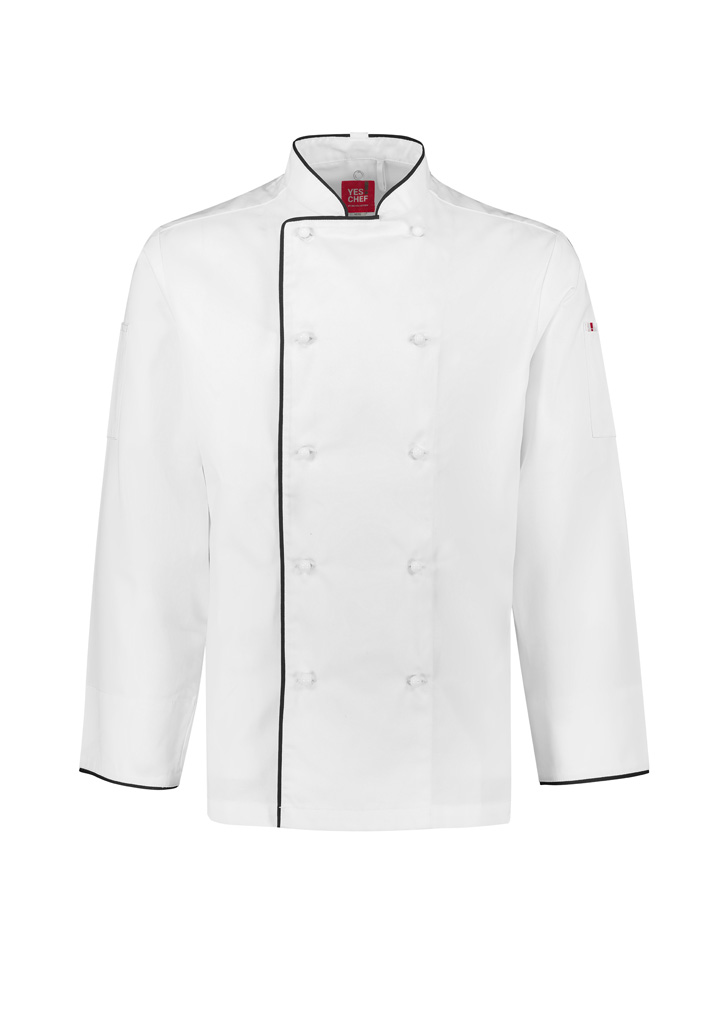 Mens Al Dente Long Sleeve Chef Jacket 4 Mens Al Dente Long Sleeve Chef Jacket - Image 2