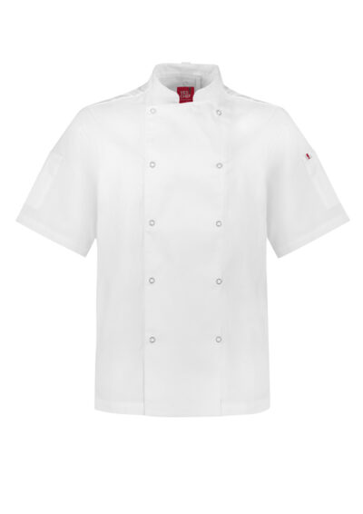Alternative view of Mens Zest Short Sleeve Chef Jacket