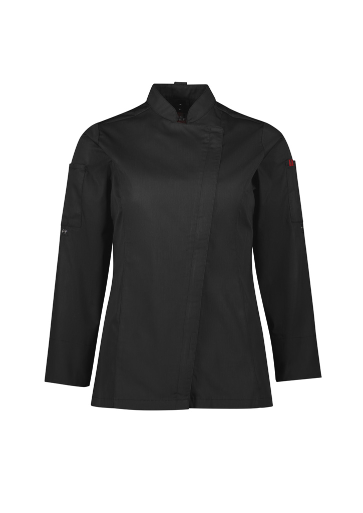 Womens Alfresco Long Sleeve Chef Jacket 7 Womens Alfresco Long Sleeve Chef Jacket - Image 5