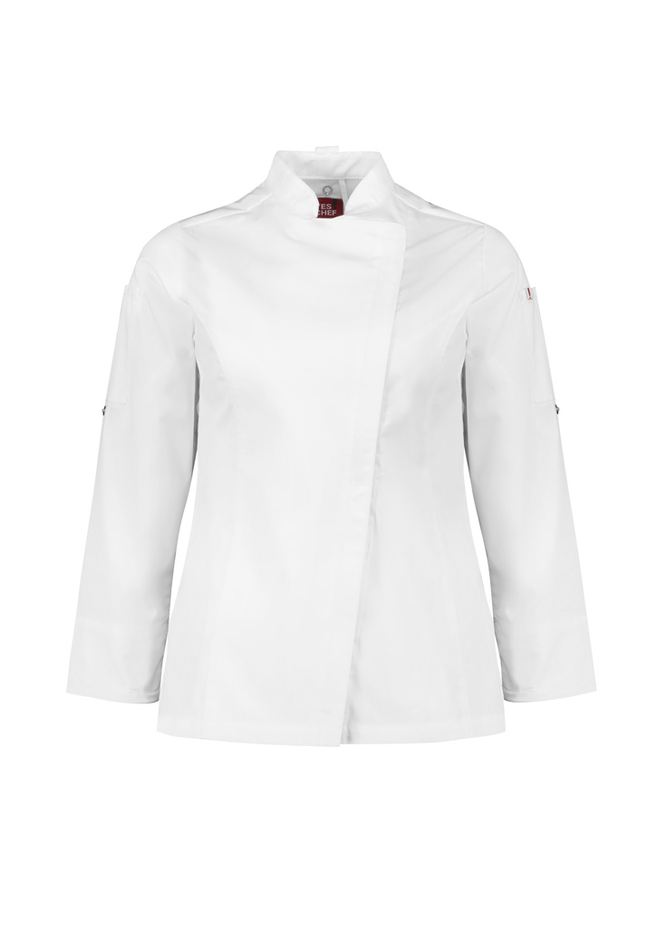 Womens Alfresco Long Sleeve Chef Jacket 5 Womens Alfresco Long Sleeve Chef Jacket - Image 3