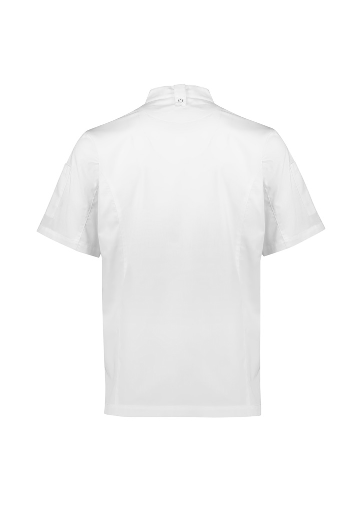 Mens Alfresco Short Sleeve Chef Jacket 5 Mens Alfresco Short Sleeve Chef Jacket - Image 3