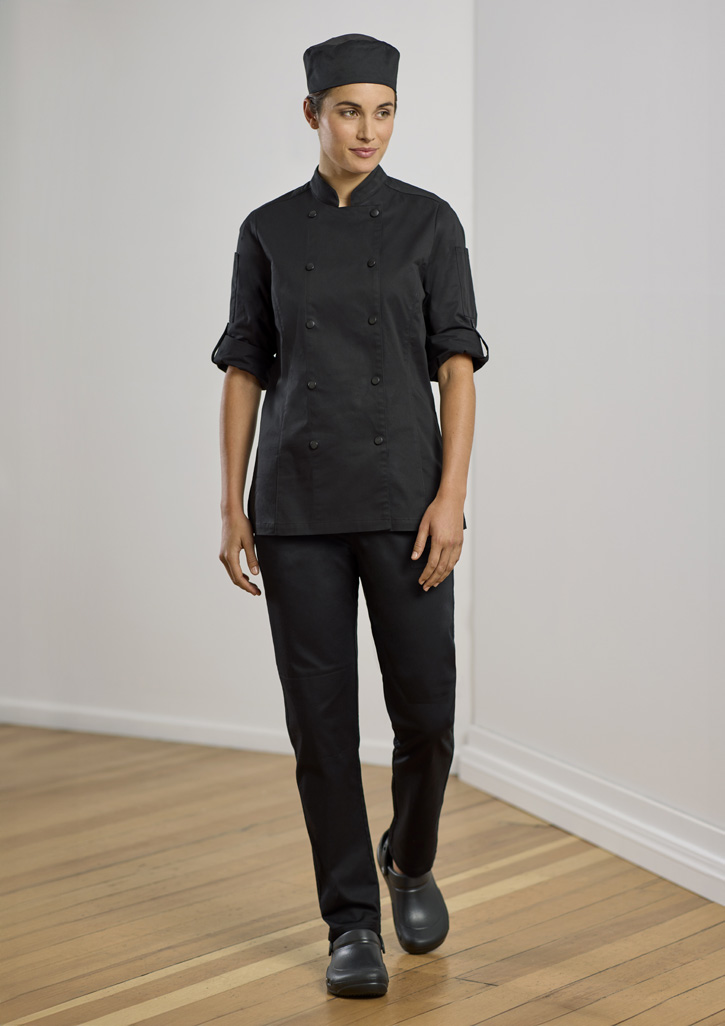 Womens Gusto Long Sleeve Chef Jacket 5 Womens Gusto Long Sleeve Chef Jacket - Image 3