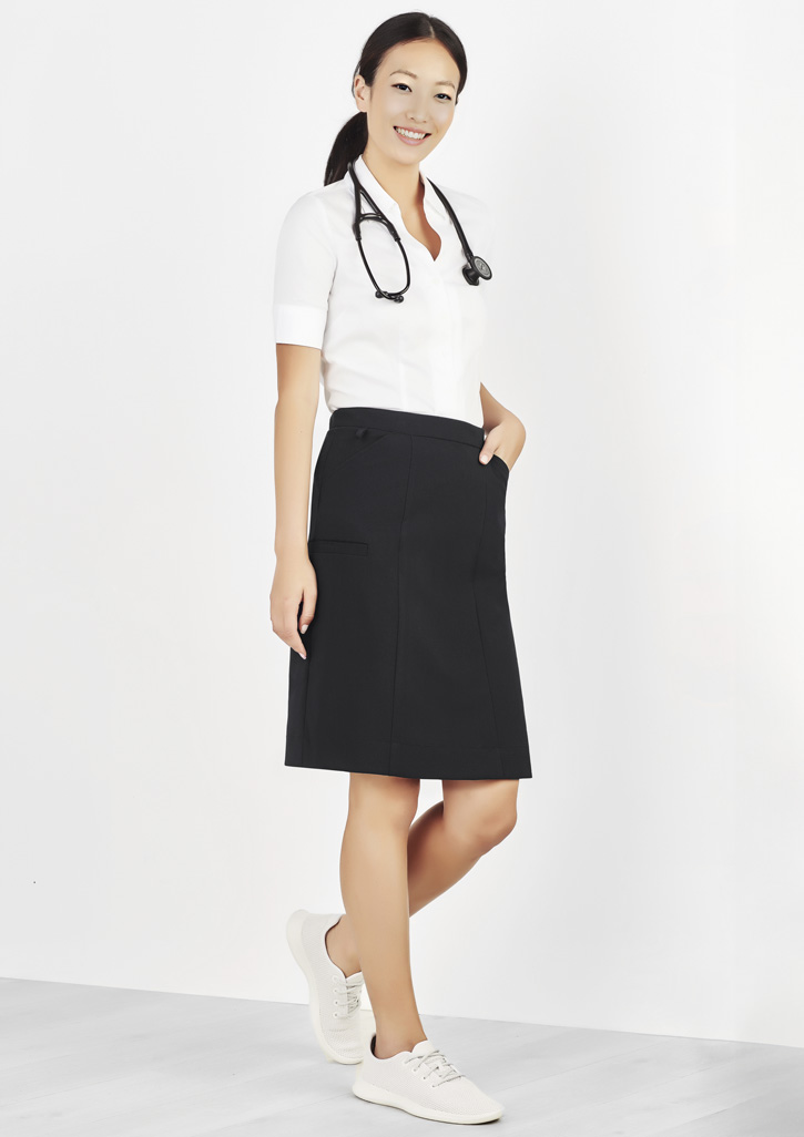 Womens Comfort Waist Cargo Skirt 3 Womens Comfort Waist Cargo Skirt