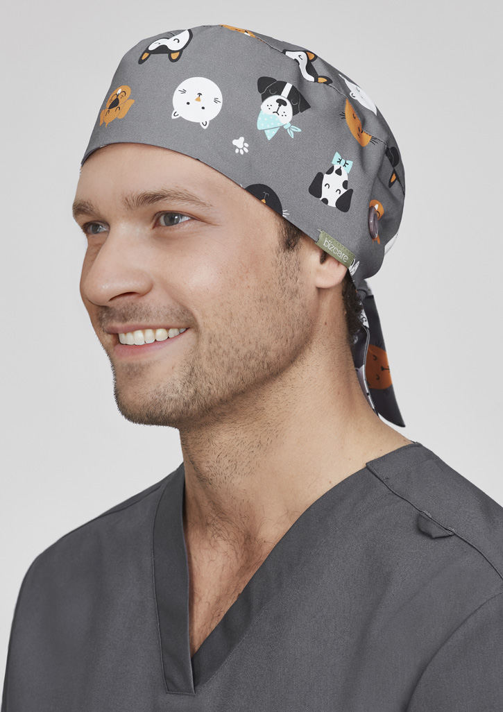 Unisex Printed Scrub Cap 7 Unisex Printed Scrub Cap - Image 5