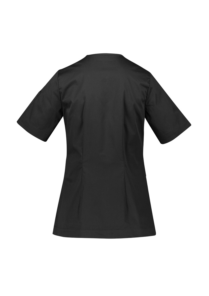 Womens Parks Zip Front Crossover Scrub Top 4 Womens Parks Zip Front Crossover Scrub Top - Image 2