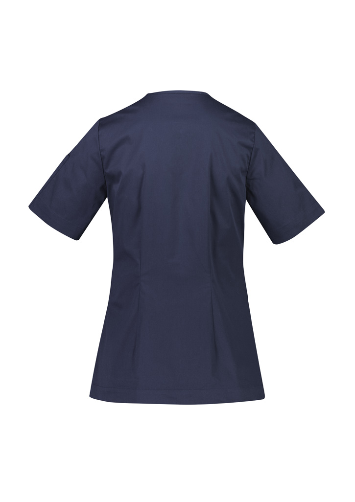 Womens Parks Zip Front Crossover Scrub Top 7 Womens Parks Zip Front Crossover Scrub Top - Image 5