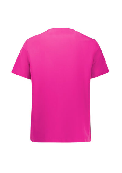 Womens Pink V-Neck Scrub Top 7 Womens Pink V-Neck Scrub Top - Image 3