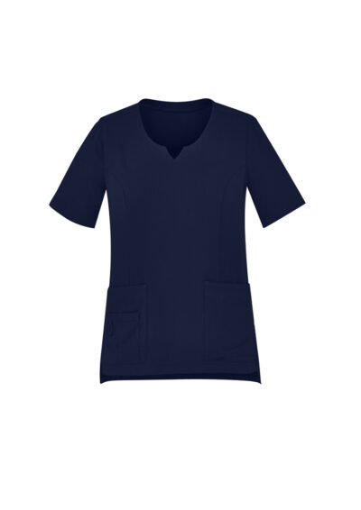 Womens Avery Round Neck Scrub Top - Image 5