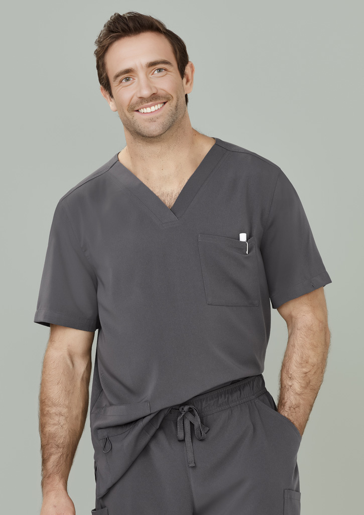 Mens Avery V-Neck Scrub Top 11 Mens Avery V-Neck Scrub Top - Image 9