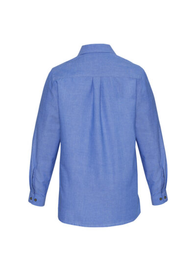 Womens Chambray Long Sleeve Shirt 7 Womens Chambray Long Sleeve Shirt - Image 3
