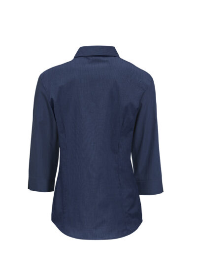 Womens Micro Check 3/4 Sleeve Shirt 13 Womens Micro Check 3/4 Sleeve Shirt - Image 5
