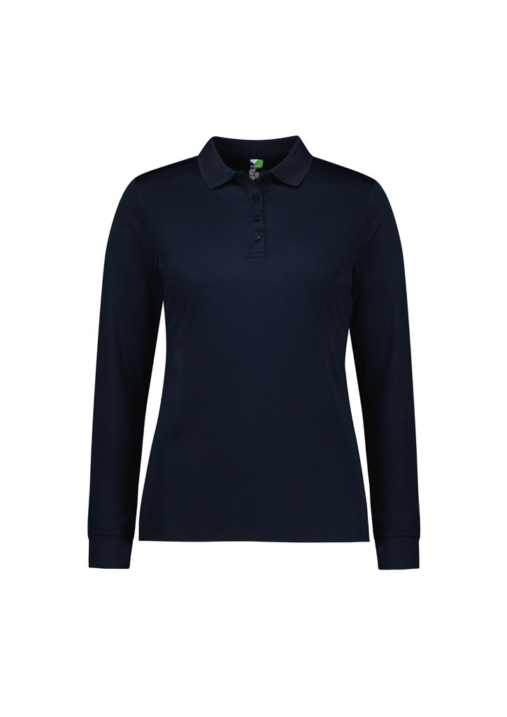 Womens Action Long Sleeve Polo 11 Womens Action Long Sleeve Polo - Image 9