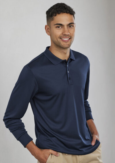 Mens Action Long Sleeve Polo 15 Mens Action Long Sleeve Polo - Image 5