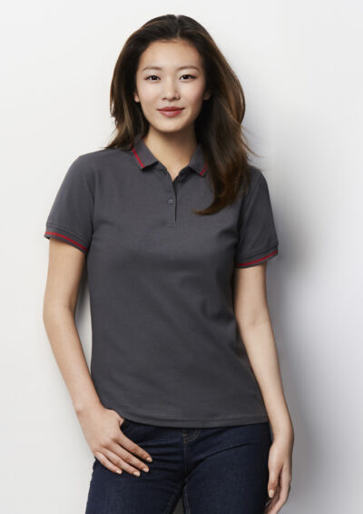 Womens Jet Short Sleeve Polo - Image 3