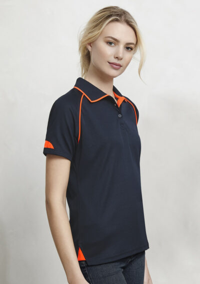 Womens Fusion Short Sleeve Polo - Image 5