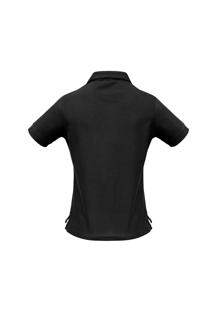 Womens Micro Waffle Short Sleeve Polo 7 Womens Micro Waffle Short Sleeve Polo - Image 5