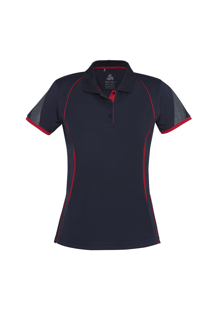 Womens Razor Short Sleeve Polo 5 Womens Razor Short Sleeve Polo - Image 3