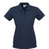Womens Shadow Short Sleeve Polo 1 P501LS bProduct CarbonBlue 01 MNL6FqQ 9