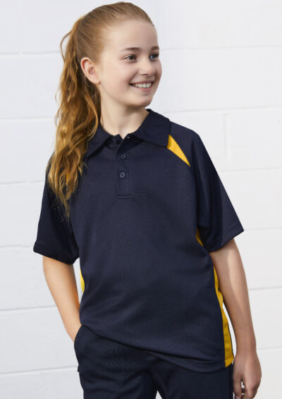 Kids Splice Short Sleeve Polo - Image 11