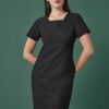 Womens Renew Short Sleeve Dress 2 RD409L Talent PencilBlack 01 FbA2Xb0 12