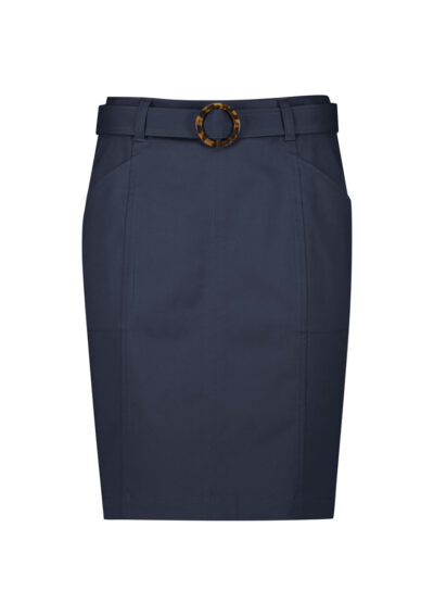 Womens Mid Waist Stretch Chino Skirt 26 Womens Mid Waist Stretch Chino Skirt - Image 12