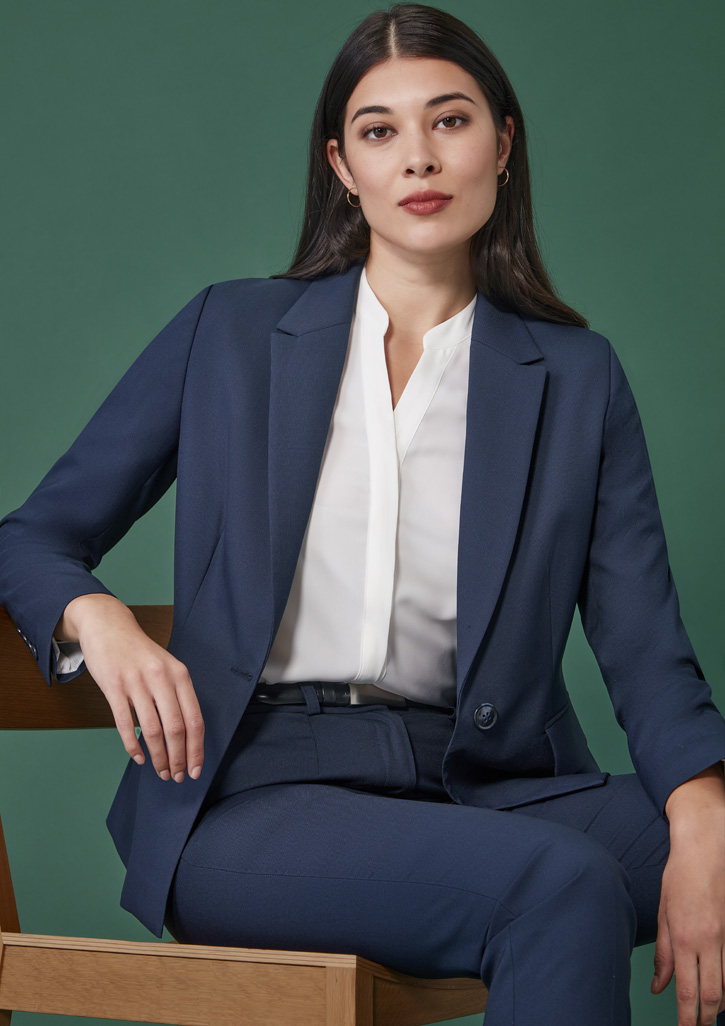 Womens Renew Single Button Mid Length Jacket 7 Womens Renew Single Button Mid Length Jacket - Image 5