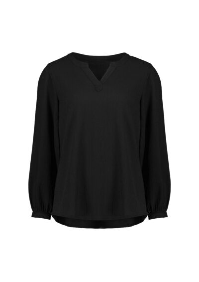 Womens Ruche Long Sleeve Blouse 29 Womens Ruche Long Sleeve Blouse - Image 12