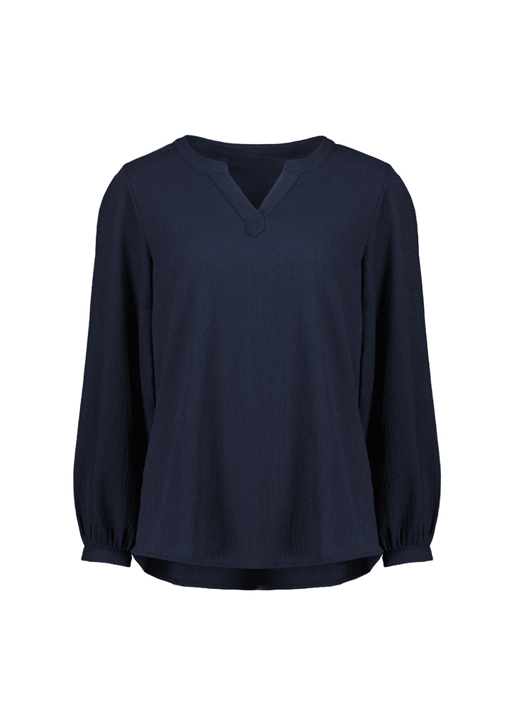 Womens Ruche Long Sleeve Blouse 17 Womens Ruche Long Sleeve Blouse - Image 15