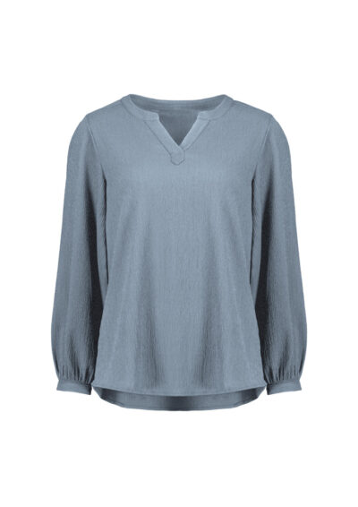 Alternative view of Womens Ruche Long Sleeve Blouse