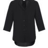 Womens Lily Longline Blouse 1 S015LT bProduct Black 01 Ro4Wq2f 11