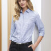 Womens Bristol 3/4 Sleeve Shirt 2 S338LT Talent White Navy 01 u53FZPM 10