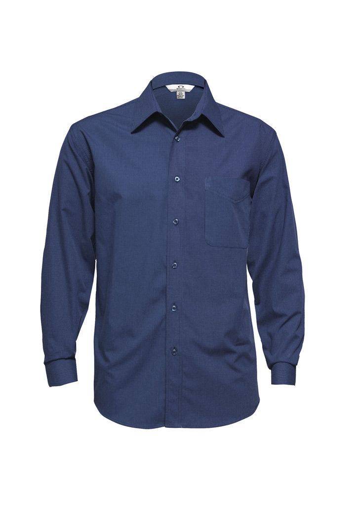 Mens Micro Check Long Sleeve Shirt 3 Mens Micro Check Long Sleeve Shirt