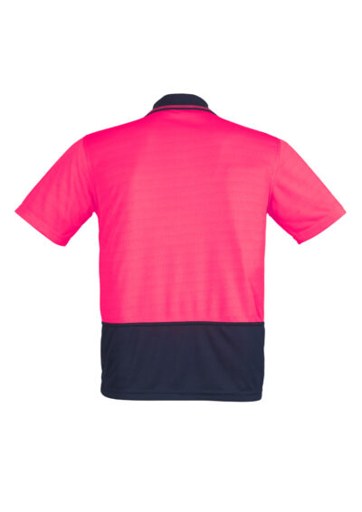 Unisex Hi Vis Basic Short Sleeve Polo 21 Unisex Hi Vis Basic Short Sleeve Polo - Image 6