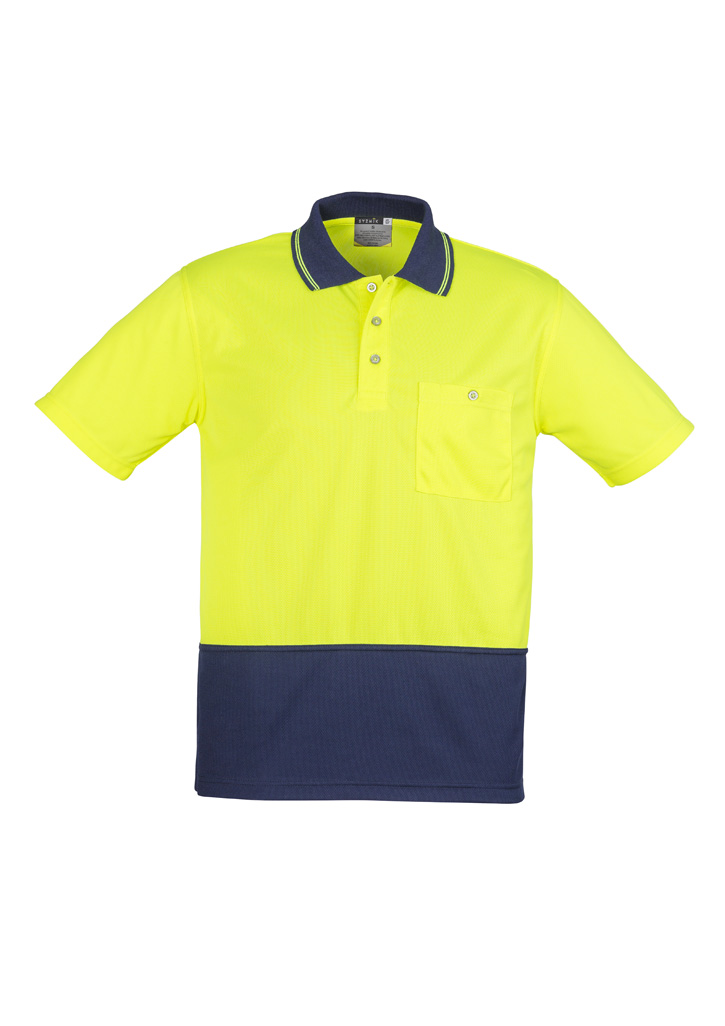 Unisex Hi Vis Basic Short Sleeve Polo 3 Unisex Hi Vis Basic Short Sleeve Polo