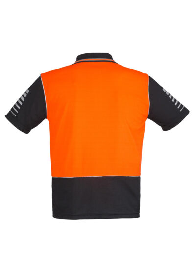 Mens Hi Vis Zone Short Sleeve Polo - Image 3