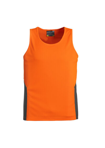 Mens Hi Vis Squad Singlet - Image 6