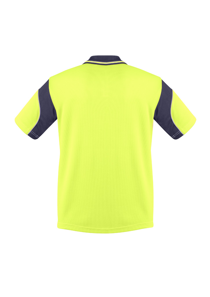Mens Hi Vis Aztec Short Sleeve Polo 5 Mens Hi Vis Aztec Short Sleeve Polo - Image 3