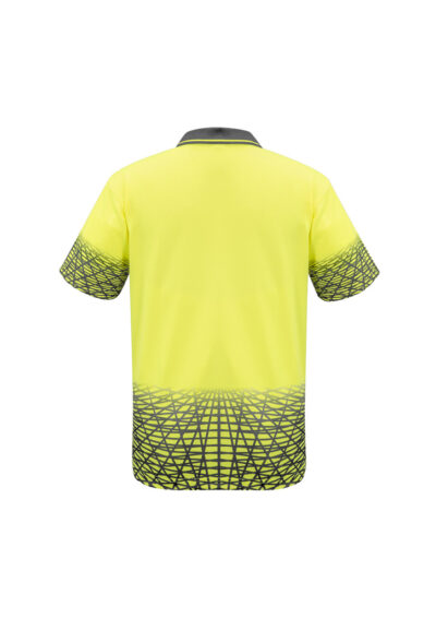 Alternative view of Mens Hi Vis Tracks Short Sleeve Polo
