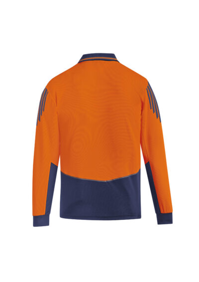 Mens Hi Vis Flux Long Sleeve Polo 37 Mens Hi Vis Flux Long Sleeve Polo - Image 18