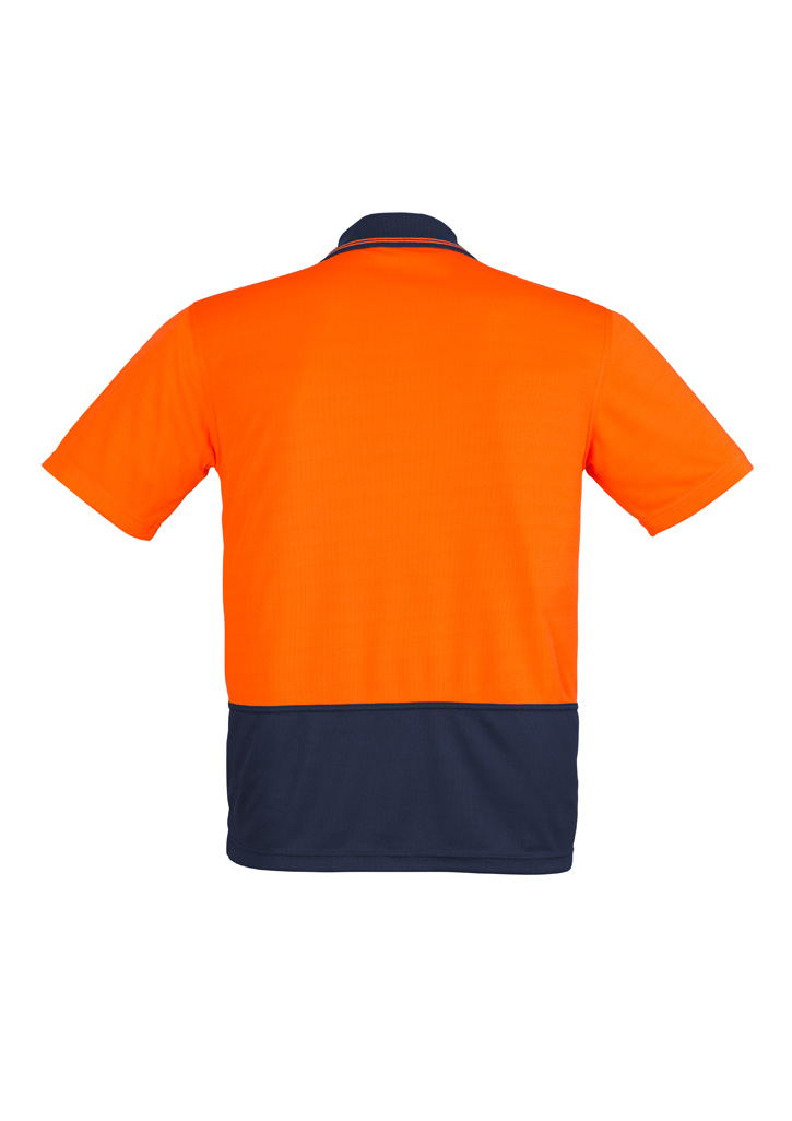Mens Hi Vis Comfort Back Short Sleeve Polo 8 Mens Hi Vis Comfort Back Short Sleeve Polo - Image 6