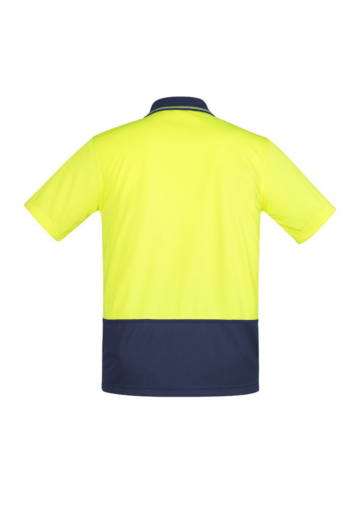 Mens Hi Vis Comfort Back Short Sleeve Polo 6 Mens Hi Vis Comfort Back Short Sleeve Polo - Image 4