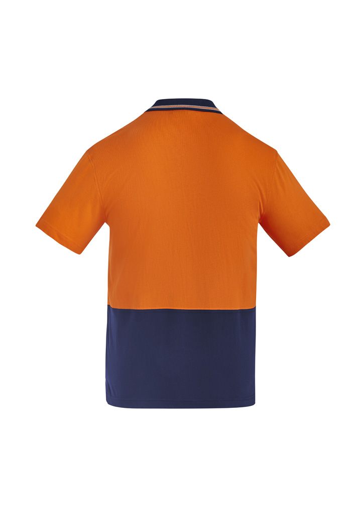 Mens Hi Vis Cotton Short Sleeve Polo 6 Mens Hi Vis Cotton Short Sleeve Polo - Image 4