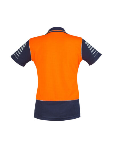 Womens Hi Vis Zone Short Sleeve Polo 9 Womens Hi Vis Zone Short Sleeve Polo - Image 4