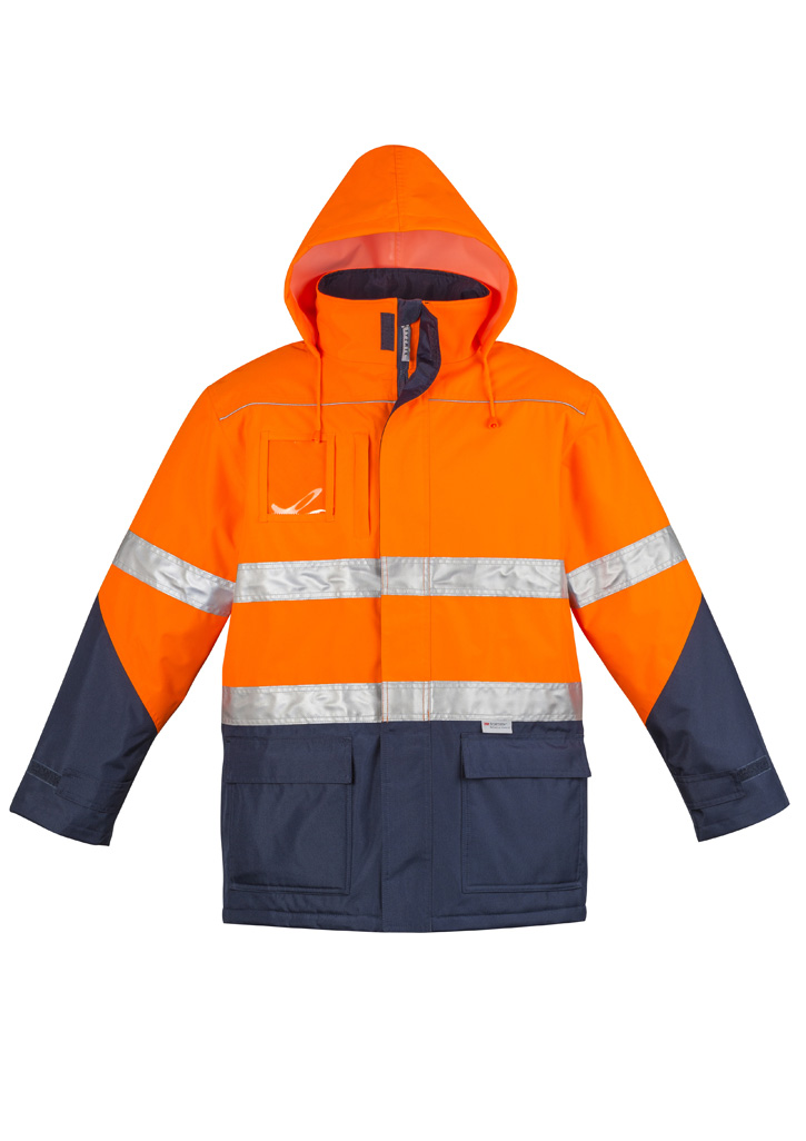 Mens Hi Vis Storm Jacket 4 Mens Hi Vis Storm Jacket - Image 2