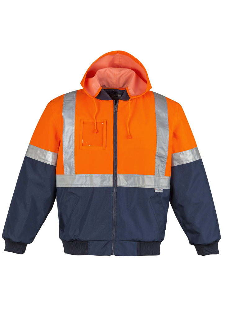 Mens Hi Vis Quilted Flying Jacket 3 Mens Hi Vis Quilted Flying Jacket