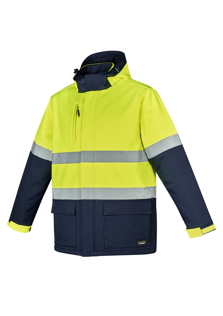 Unisex Hi Vis Antarctic Softshell Jacket 5 Unisex Hi Vis Antarctic Softshell Jacket - Image 3